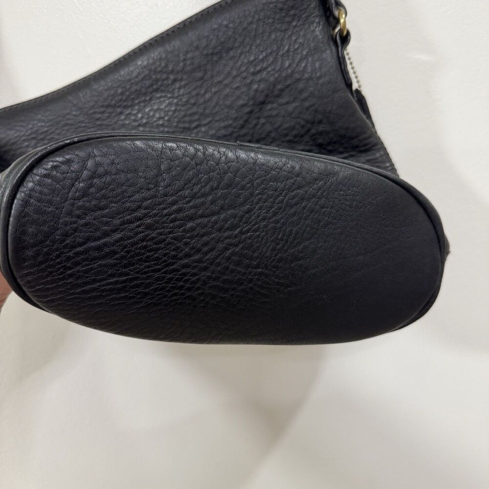 Coach Sonoma Bucket Bag 4907 Black Pebbled Leather Excellent Condition Vtg - Picture 5 of 13